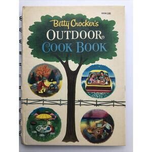 Betty Crocker's OUTDOOR COOK BOOK First Edition 1961 Vintage Mid-Century Retro